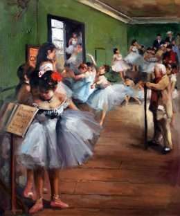 Buc hoa_The dance class_duoc ve boi danh hoa_Edgar Degas 4-23008