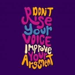 rise your voice improve your argument 3-3025